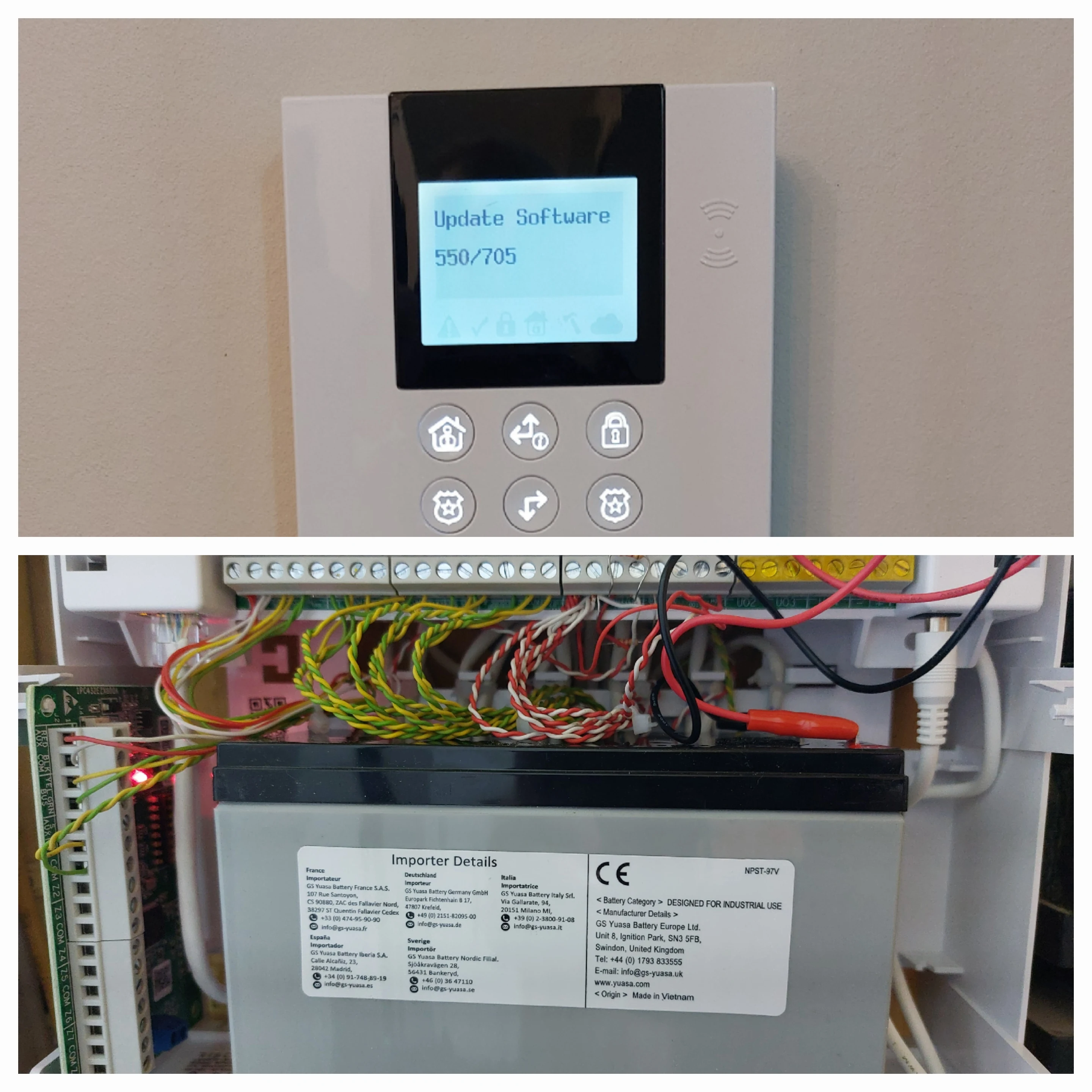 Alarmsysteem  Compleet Vernieuwd En Gekoppeld