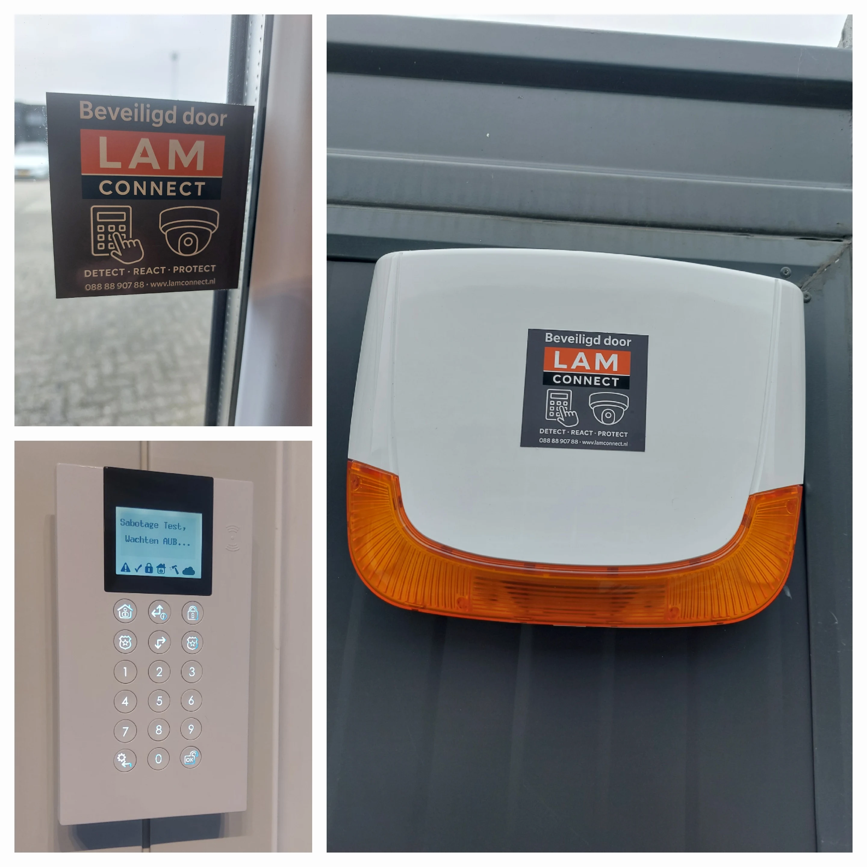 Portal Cabin Beveiliging Met Risco Lightsys Air