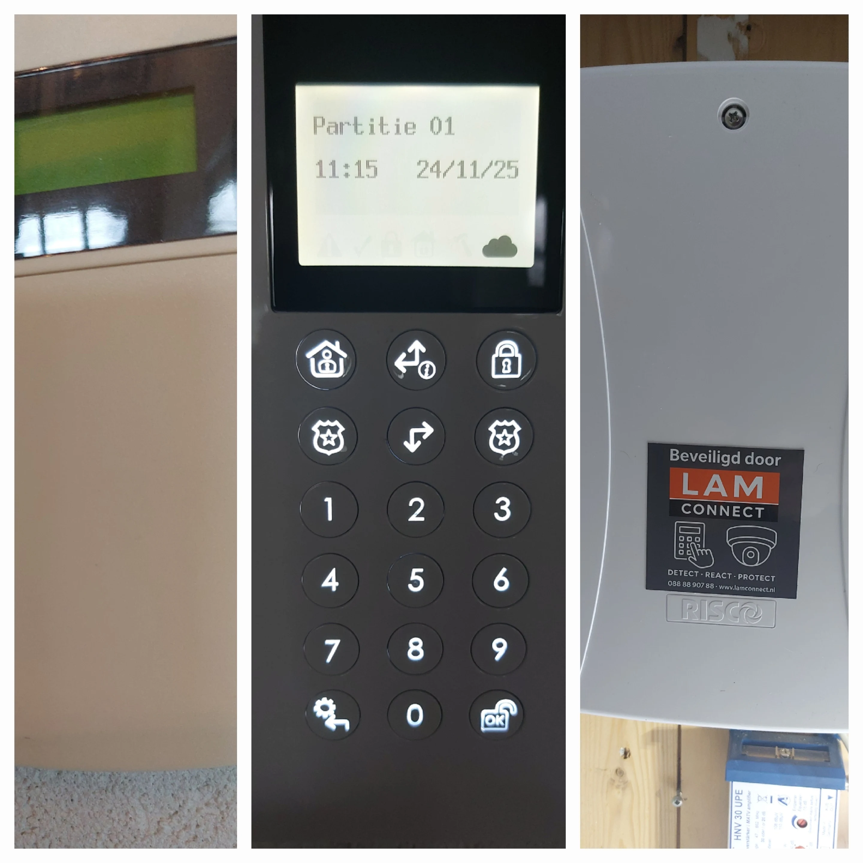 Nijkerk Oude Aritech Cs275 Eruit Nieuwe Risco Lightsys Erin