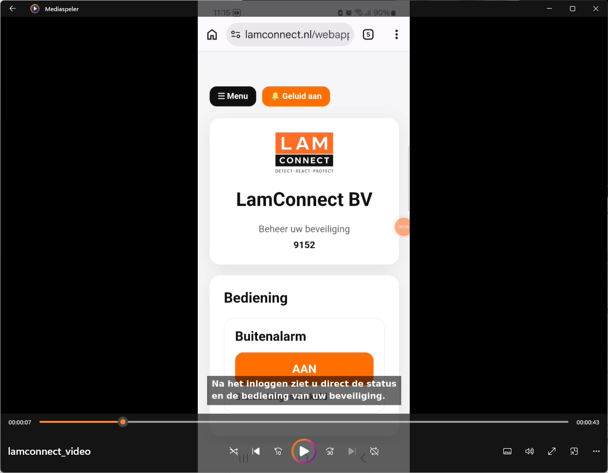 Webapp Demonstratie Beveiliging Nederland