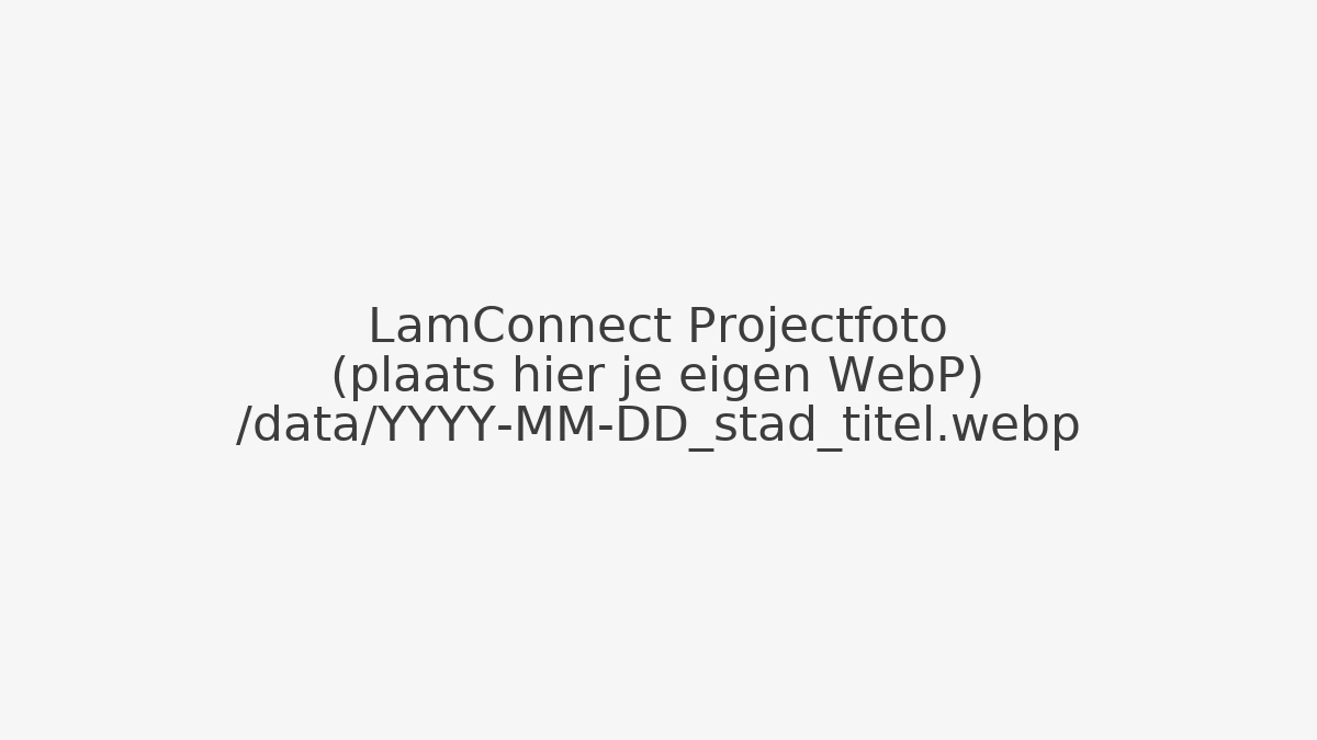 Alarmsysteem vernieuwd en gekoppeld aan LamConnect in Nijkerk